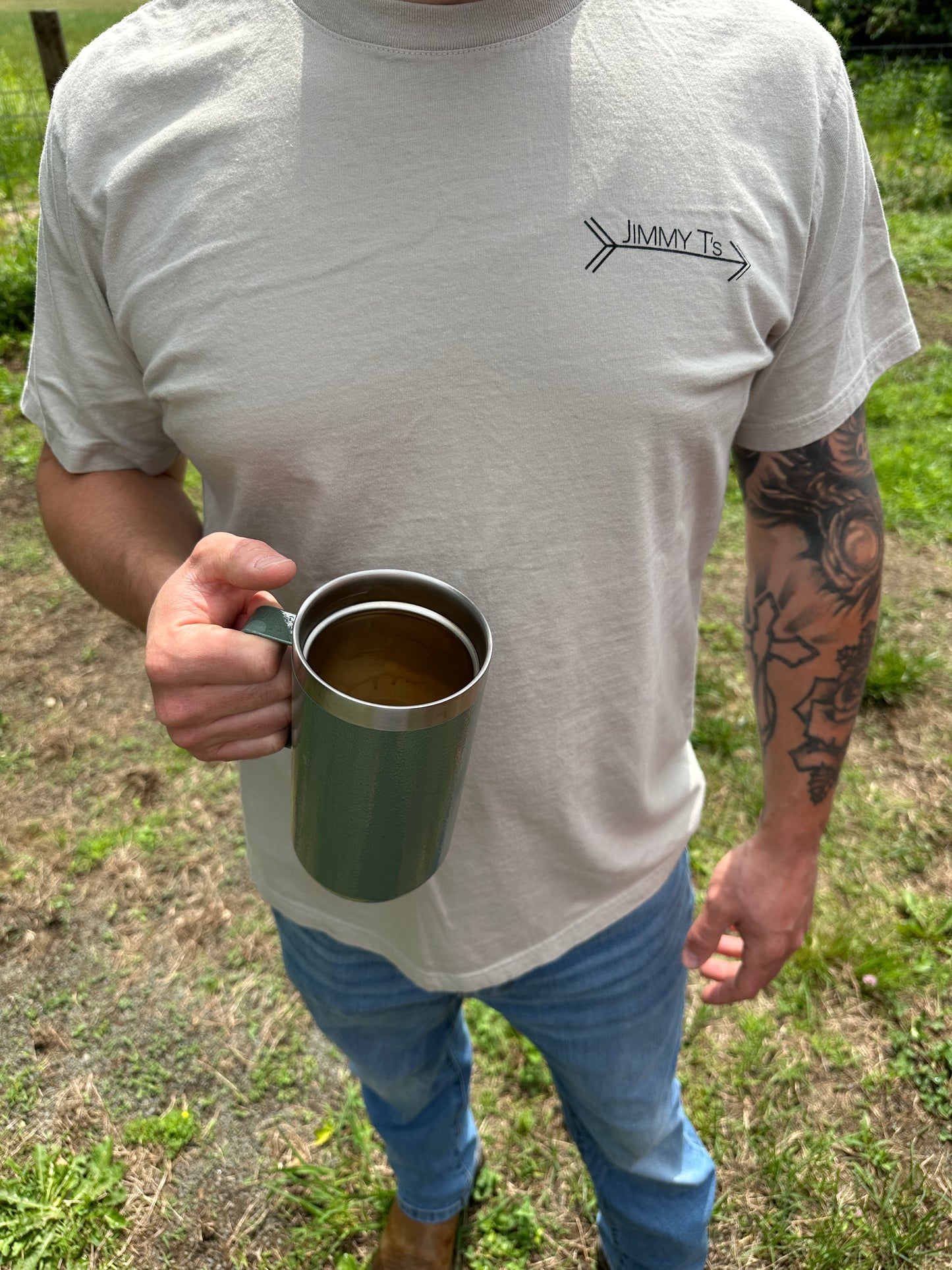 The Men’s All American T Shirt in Tin Cup
