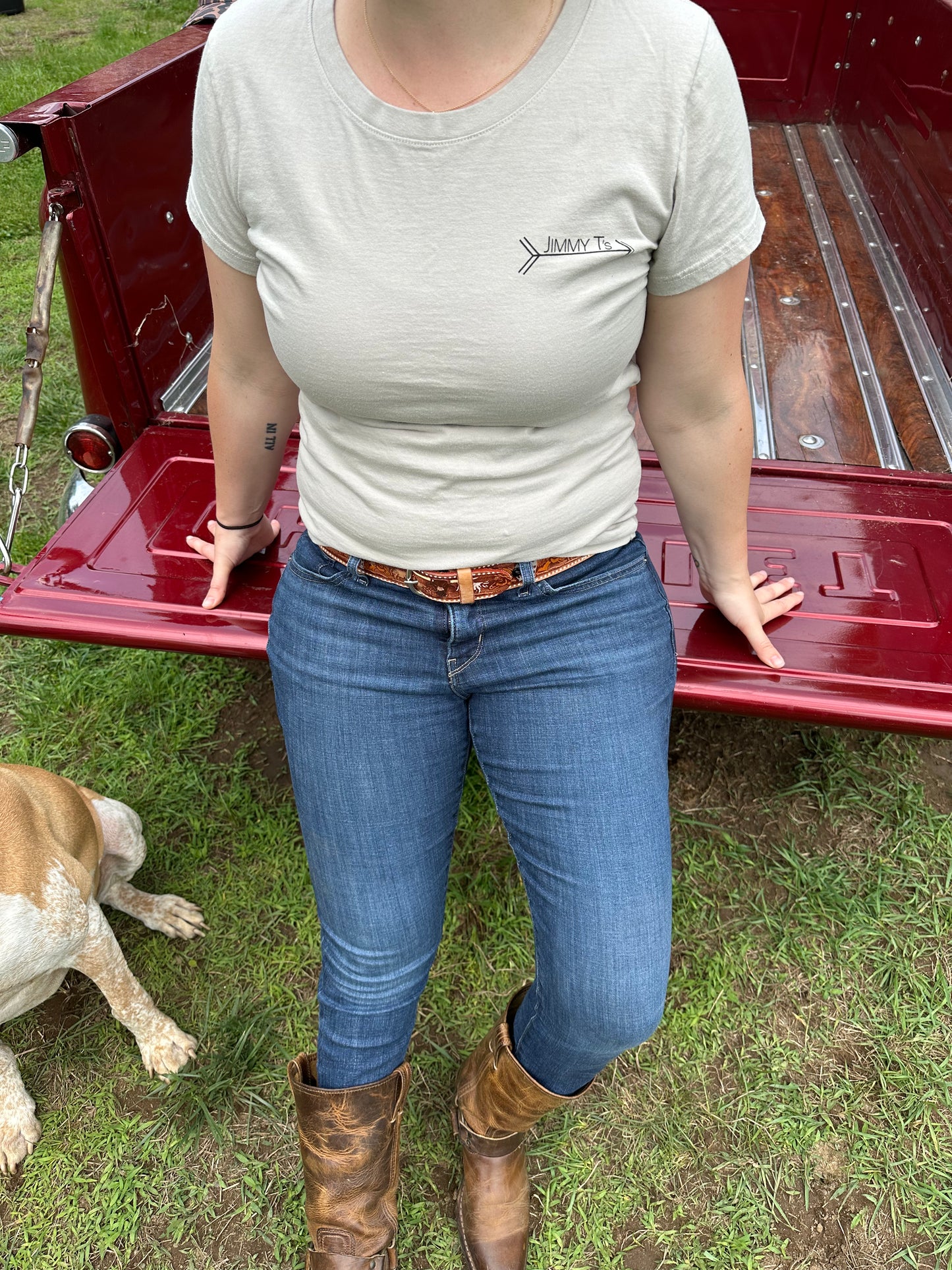 The Women’s All American T Shirt in Tin Cup