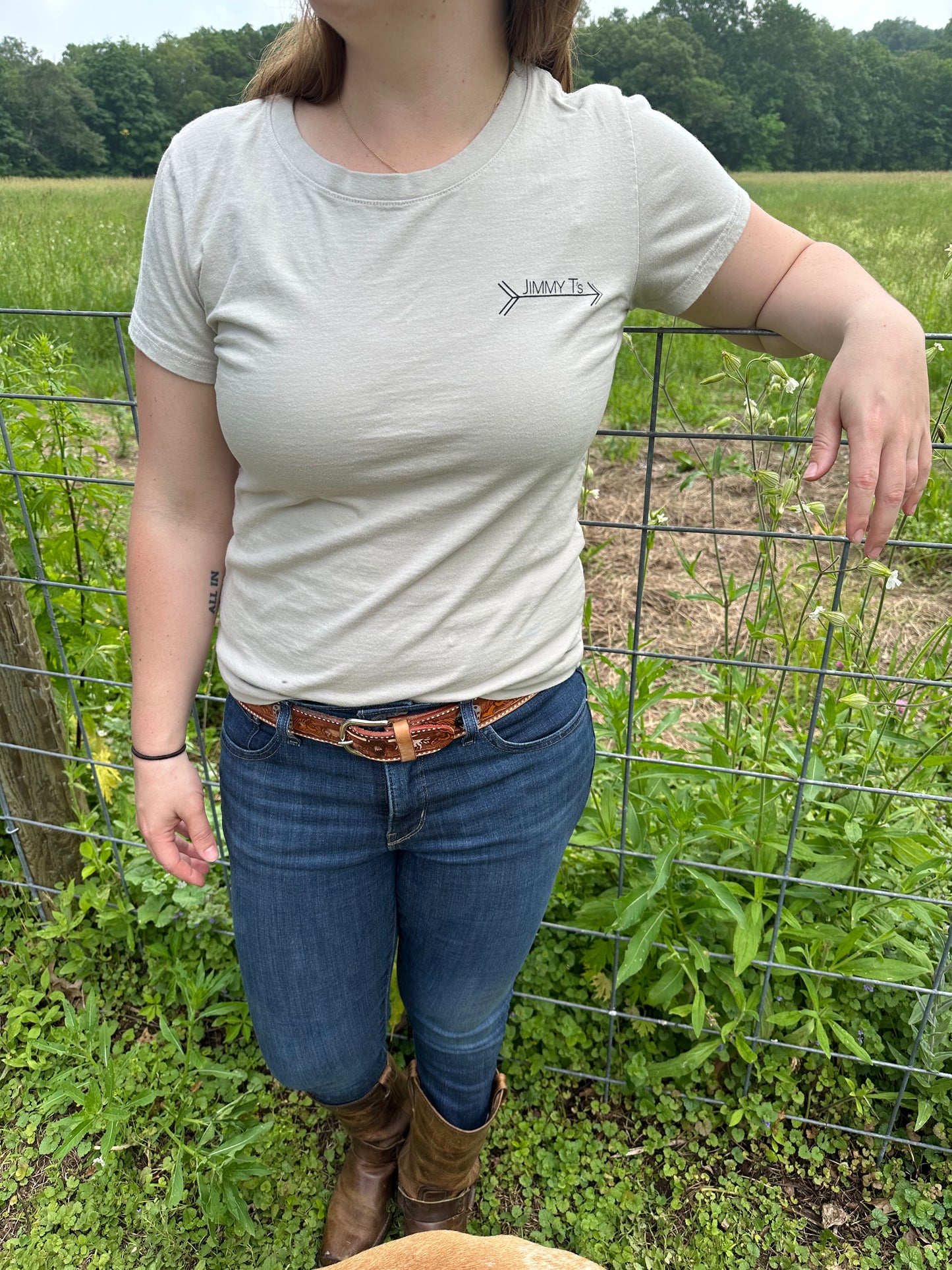 The Women’s All American T Shirt in Tin Cup